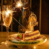 誕生日・記念日にデザートプレートを1,100円でご準備♪