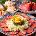 名物上タン塩を食べ放題の先付けにサービス♪