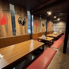 ゆったりできる掘りごたつ席を多数ご用意！