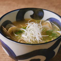 【麺】名物あさりラーメン
