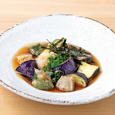 茄子と生麩の揚げ出汁