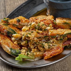 キムチニラチーズチヂミ