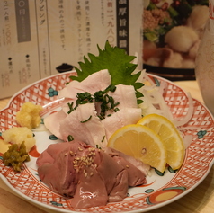 【人気！】鶏刺し風 二点盛り