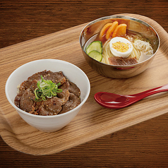 牛タン丼(小)&冷麺(小)セット