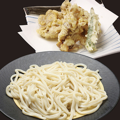 とり天もりうどん