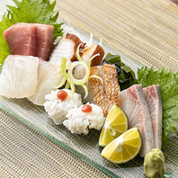 【店主おすすめ】新鮮な魚介を使用したお造り