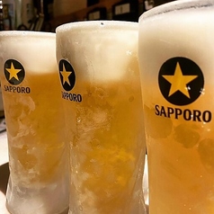 サッポロ生ビール　黒ラベル(中ジョッキ)