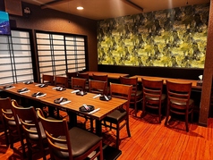 テーブル席2階 40名様まで 貸切も 可能