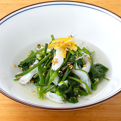 芹と白魚のお浸し