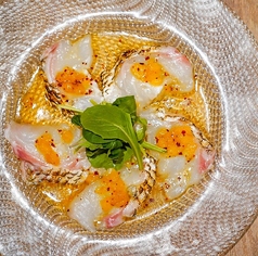 鯛のカルパッチョ