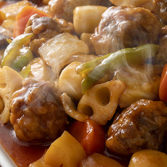 ゴロゴロ野菜の酢豚