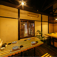 個室では接待や記念日、そして掘りごたつ席・テーブル席ではご宴会に最適です！