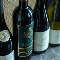 豊富な種類のアルコールもご用意しております