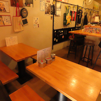 お洒落な店内で格別なひと時を・・・お1人様からOK！