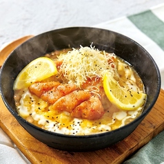 熟成明太子とグリルチキンの爽やかレモンドリア