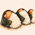 料理メニュー写真&nbsp;えびむすび