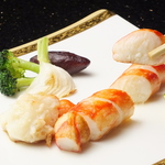 タラバ蟹の鉄板焼き