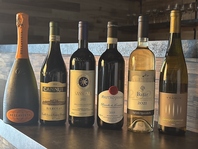 厳選イタリアンワインとともに。