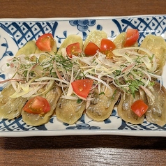 茄子の和風カルパッチョ