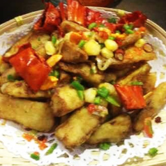 激うま四川ナスの黄金揚げ