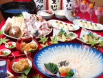 【冬の贅沢】河豚づくしコースをご用意。