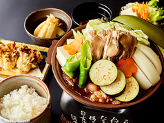 地鶏の鶏ちゃん御膳