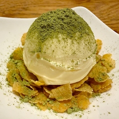 お茶アイス・キャラメルアイス・バニラアイス