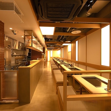 月島もんじゃ こぼれや 縁の雰囲気1