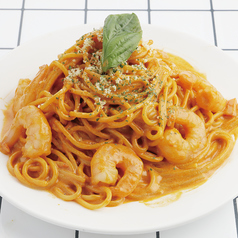 海老のビスクソースパスタ