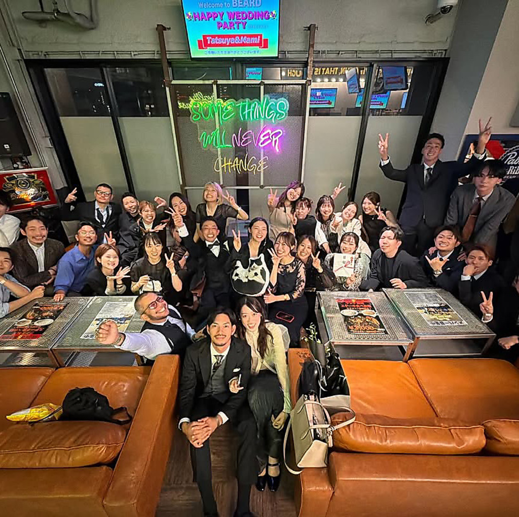 結婚式の２次会、団体でのご利用もオススメ♪