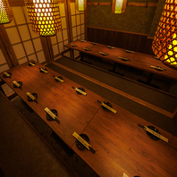 田町で宴会なら！大人数にも最適な広々個室