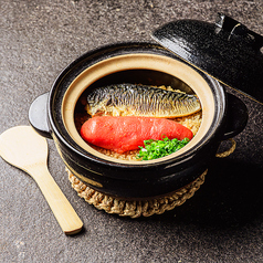 道産明太子と鯖の土鍋ご飯