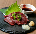 料理メニュー写真&nbsp;馬刺し（上赤身）