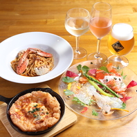 ご希望に応じたコース料理をご用意！各種宴会にどうぞ◎