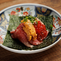 料理メニュー写真&nbsp;和牛ウニドッグ