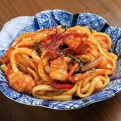 熊野牛ホルモン焼きうどん(醤油/塩/ソース/ピリ辛)