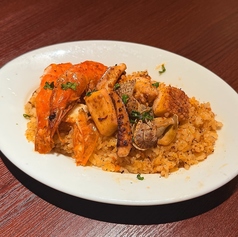 シーフードガーリックピラフ