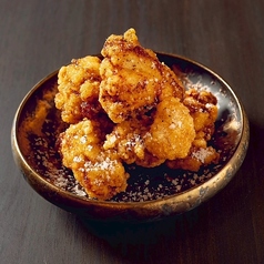 一晩漬け込んだ鶏の唐揚げ