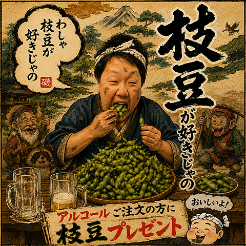 今月は枝豆プレゼント！！