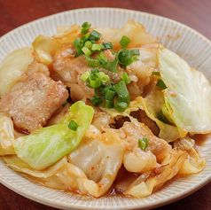 味噌だれ味！牛ホルモンのじゅうじゅう焼き