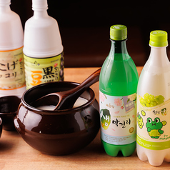韓国ドリンクも多数ご用意♪