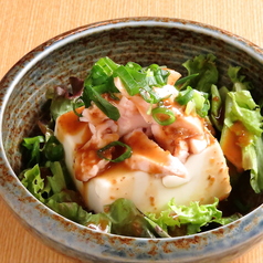 豆腐バンバンジーサラダ