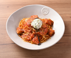 リコッタと茄子のトマトパスタ