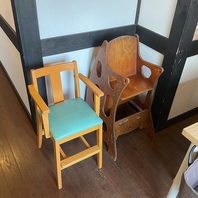 お子さま用のイスあります！