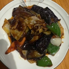 ナスの四川風炒め