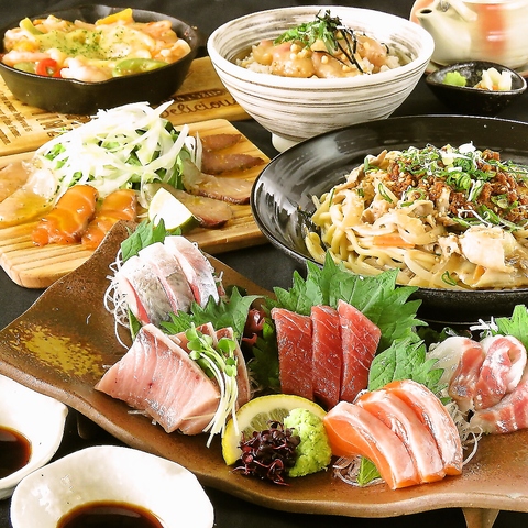 元板前の大将の海鮮創作料理が人気！難波駅近こだわり料理に舌鼓！珍しい辛口日本酒と