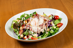 生ハムとレタスのシーザーサラダ｜Ceaser Salad (Lettuce and Prosciutto Ham)