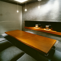 ゆっくり過ごしたいときは人気の個室席♪