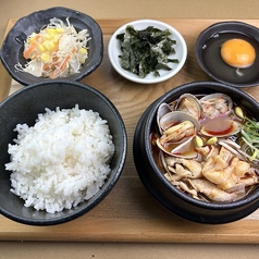 豚スン豆腐定食