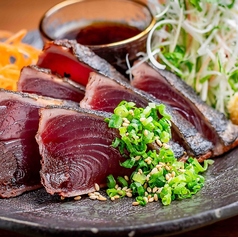 かつお藁焼き薬味まみれ